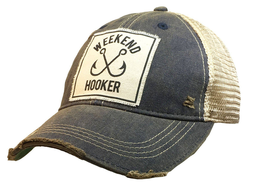 Vintage Life - Weekend Hooker Distressed Trucker Cap