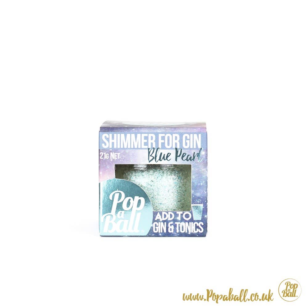 Popaball - Blue Pearl Shimmer, Prosecco, Gin & Cocktail Making Gifts