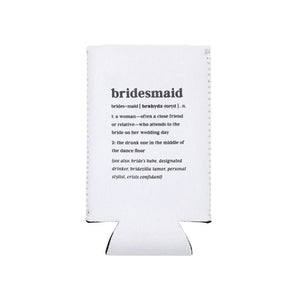 About Face Designs, Inc. - Bridesmaid Slim Can Koozie