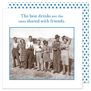 Shannon Martin Design - The Best Drinks Beverage Napkin