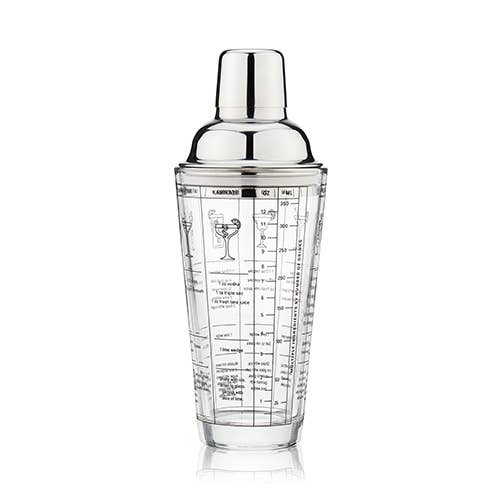  True Contour Cocktail Shaker, 18 oz Stainless Steel