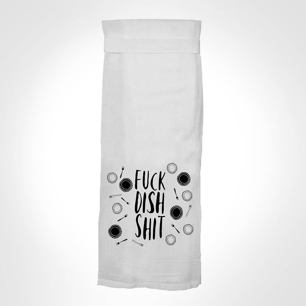 Twisted Wares - Fuck Dish Shit KITCHEN TOWEL