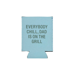 Dad is on the Grill Koozie - About Face Designs, Inc.