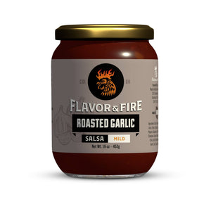Flavor & Fire - Roasted Garlic Salsa