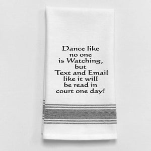 Wild Hare Designs - BB-D-89  Dance like no one is watching but text and