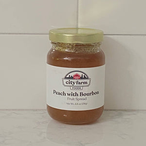 City Farm Foods - Peach Bourbon Fruit Spread