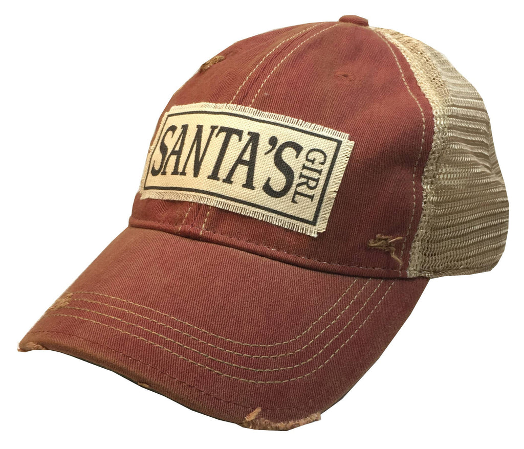 Vintage Life - Santa's Girl Trucker Hat Baseball Cap