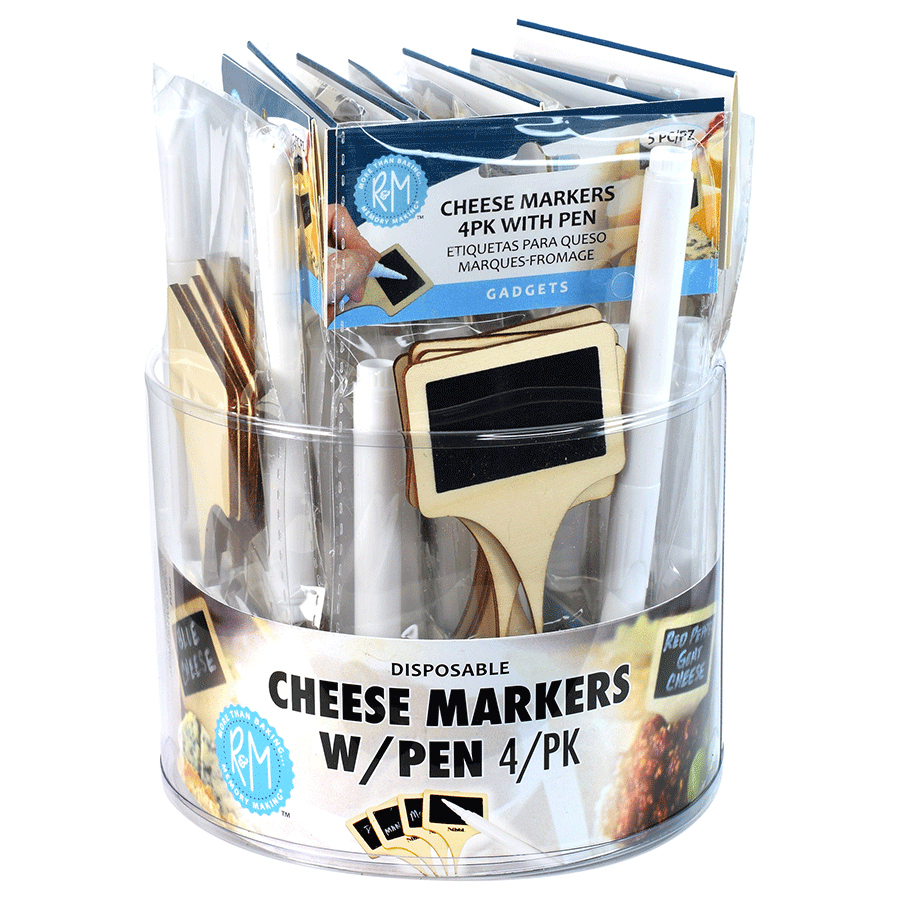 R&M International - Cheese Markers 4 Pack