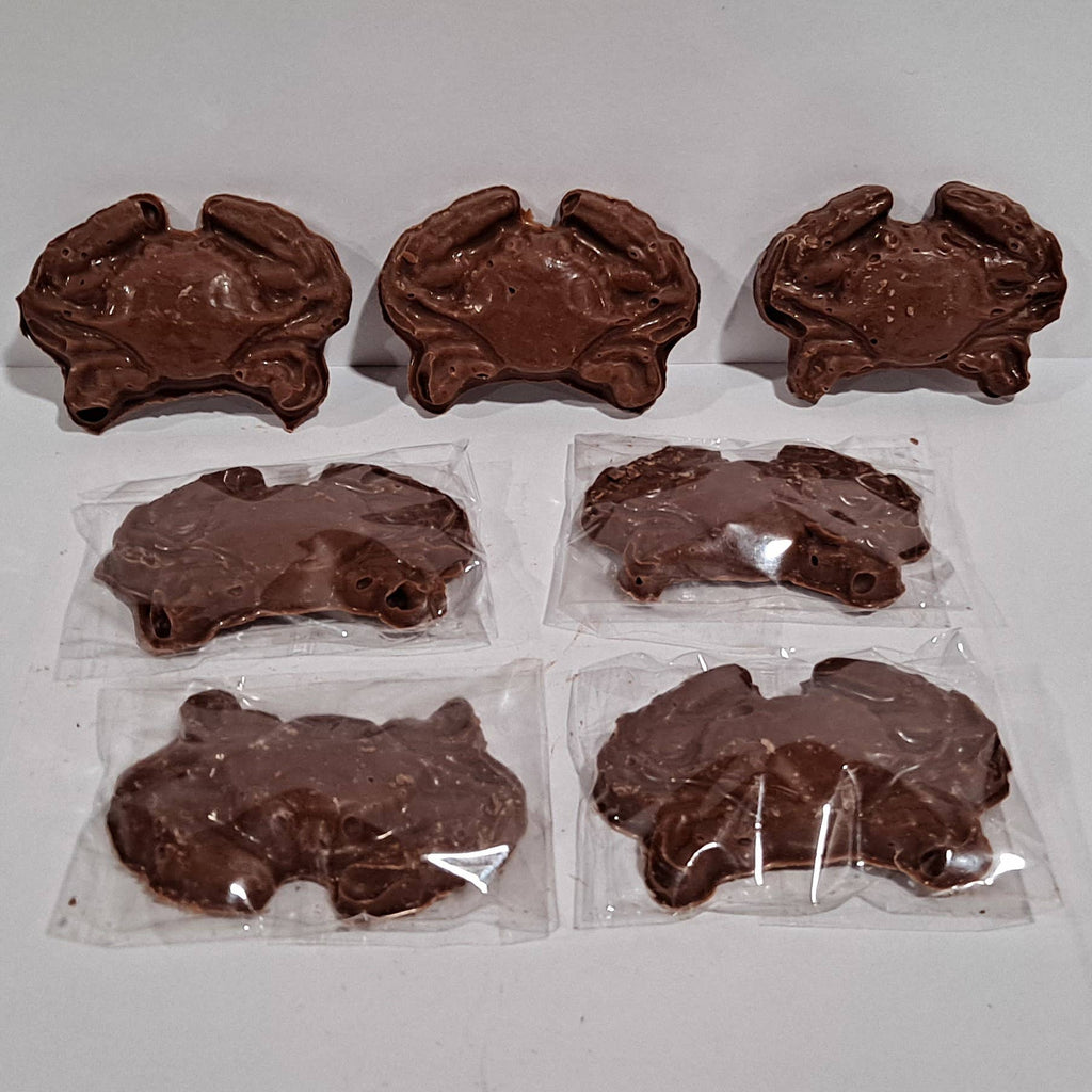Mini Chocolate Crab: Dark Chocolate - Eastern Shore Chocolate Company