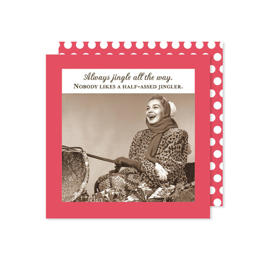 Shannon Martin Design - Always Jingle All The Way Holiday Napkin