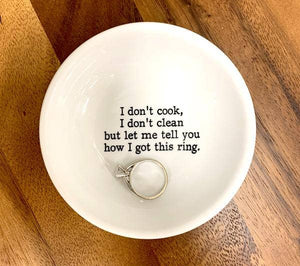 Buffalovely - I Don't Cook, I Don't Clean Trinket Dish