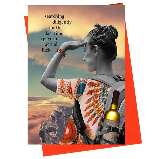 Erin Smith Art - 385 Actual Fuck Greeting Card