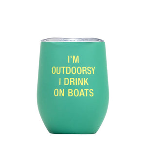 About Face Designs, Inc. - I'm Outdoorsy Chill Wine Tumbler