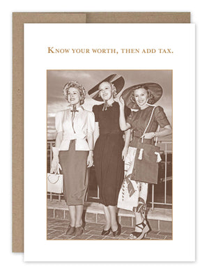 Shannon Martin Design - Know Your Worth Card