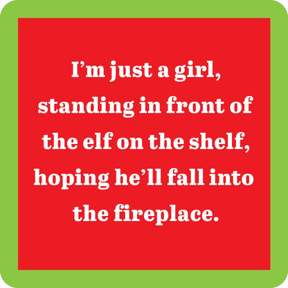 COASTER: XMAS Elf on the shelf