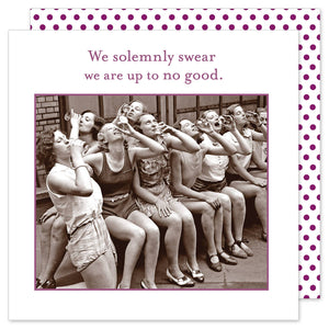 Shannon Martin Design - We Solemnly Swear Beverage Napkin
