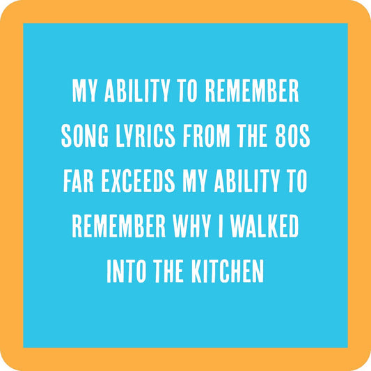 Drinks on Me coasters - Song lyrics