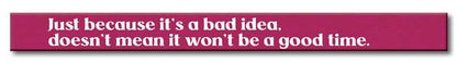My Word- Skinny Signs (Red/Purple)
