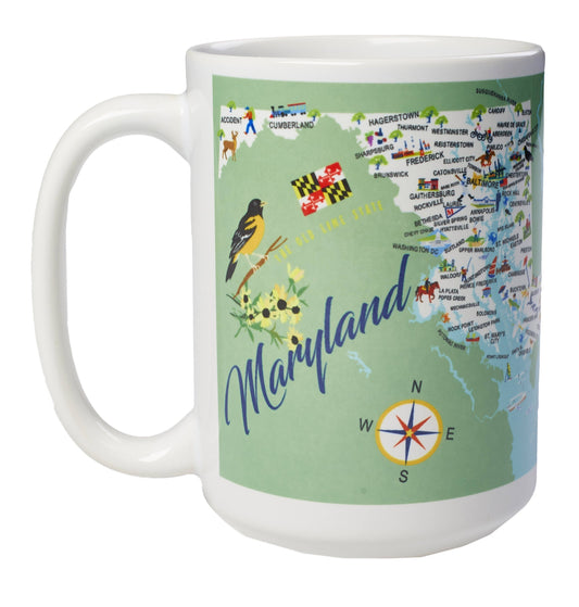 Galleyware - Maryland Green 15-oz. Ceramic Mug