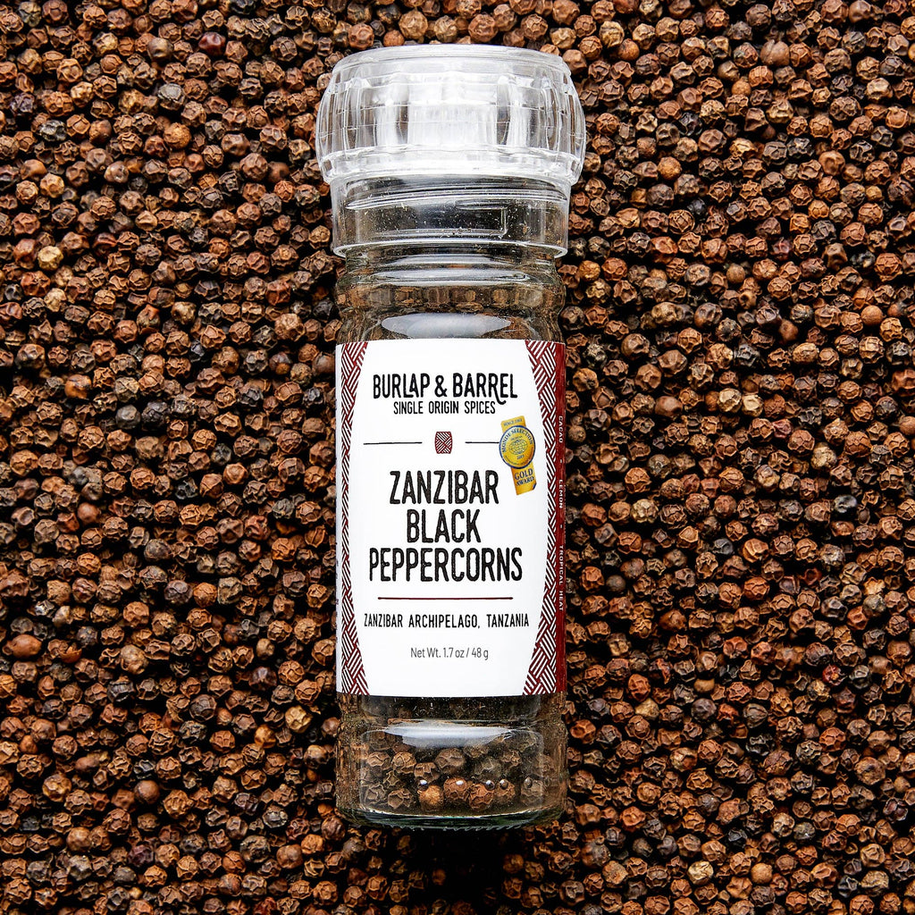 Burlap & Barrel - Zanzibar Black Peppercorns - Single Origin Spice & Seasoning
