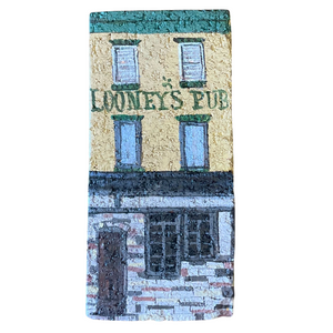 Linda Amtmann Hand Painted Brick- Looney's Pub New Look