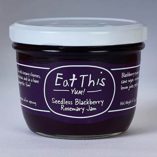 Eat This Yum - Seedless Blackberry Rosemary Jam
