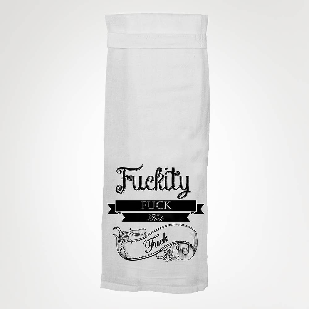 Twisted Wares Fuckity Fuck Fuck KITCHEN TOWEL