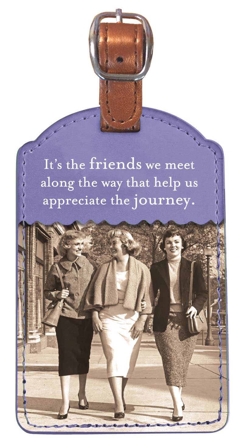 Shannon Martin Design - Friends We Meet Luggage Tag