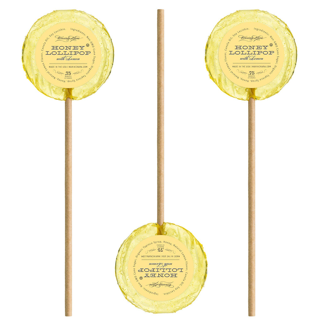 Bee Inspired- Kosher Honey Lollipops -Lemon