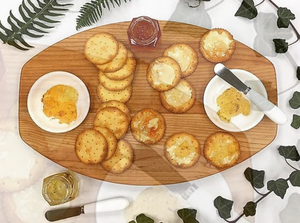 Double Dish Olive Dipping Board