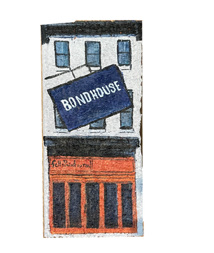 Linda Amtmann Hand Painted Brick- Bondhouse
