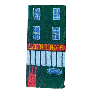 Linda Amtmann Hand Painted Brick - Bertha's