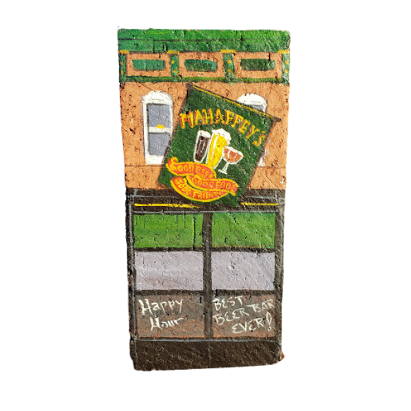 Linda Amtmann Hand Painted Brick- Mahaffey