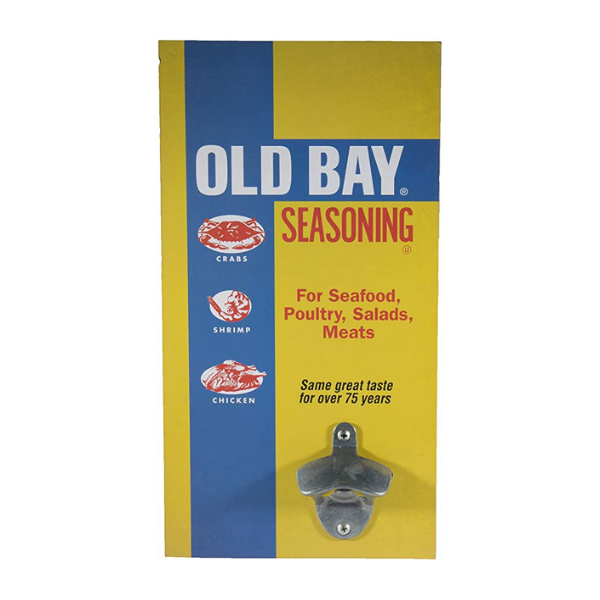 Old Bay Wall Mount Bottle Opener