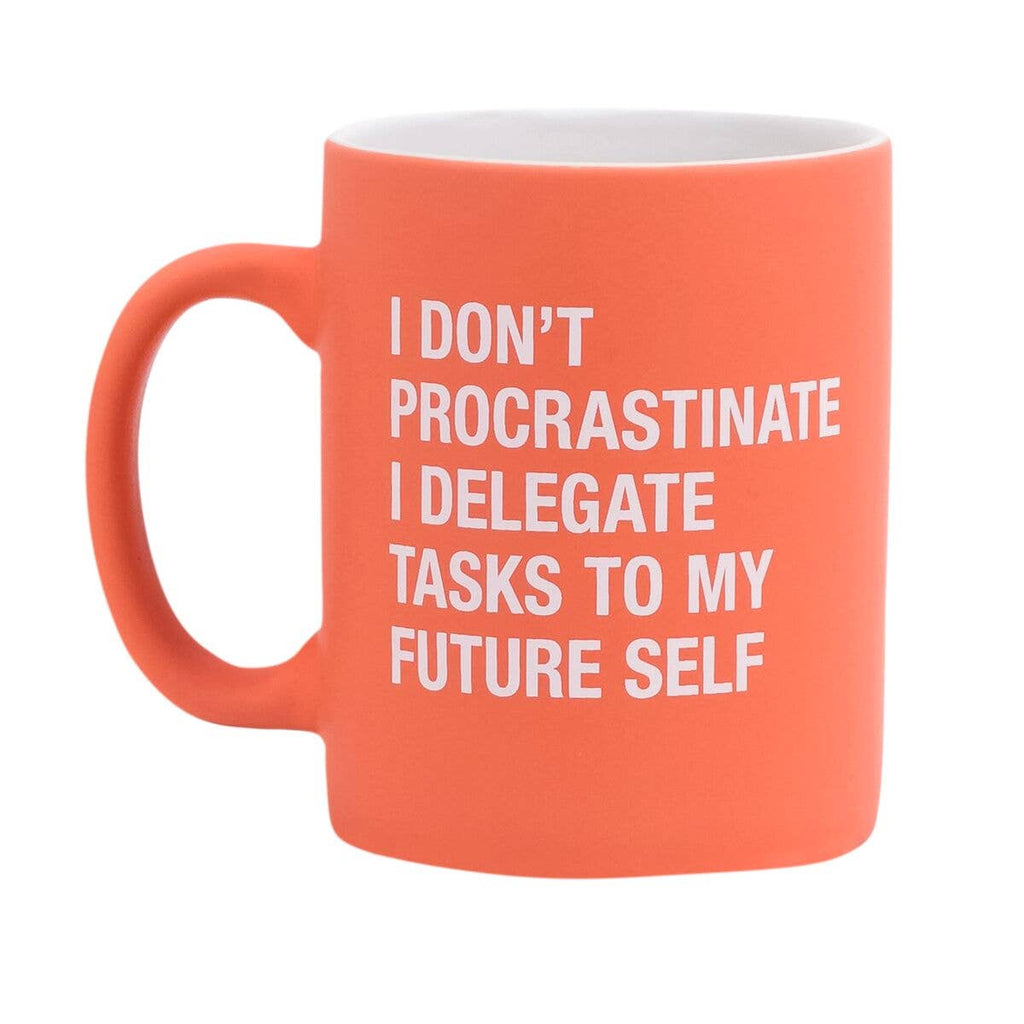 About Face Designs - I Don't Procrastinate Stoneware Mug