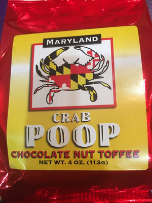 Maryland Flag Crab Poop (Chocolate Nut Toffee)