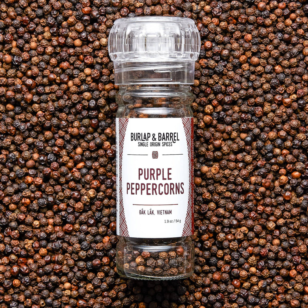 Burlap & Barrel - Purple Peppercorns - Single Origin Spice & Seasoning