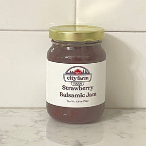 City Farm Foods - Strawberry Balsamic Jam