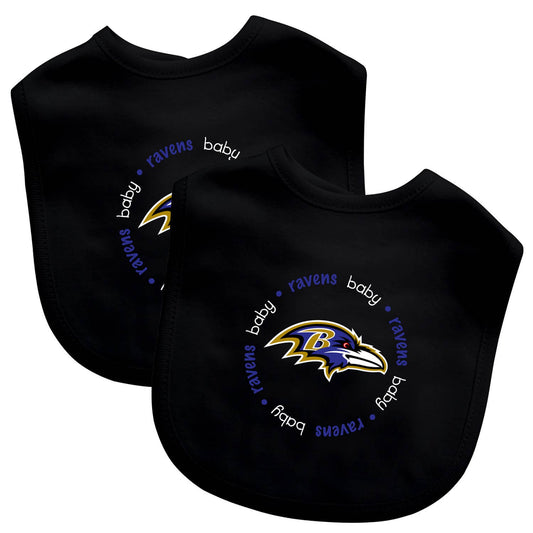 Masterpieces Puzzles - Baltimore Ravens - Baby Bibs 2-Pack