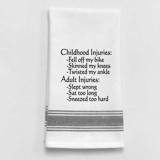 Wild Hare Designs - Childhood Injuries:  Fell of my bike…