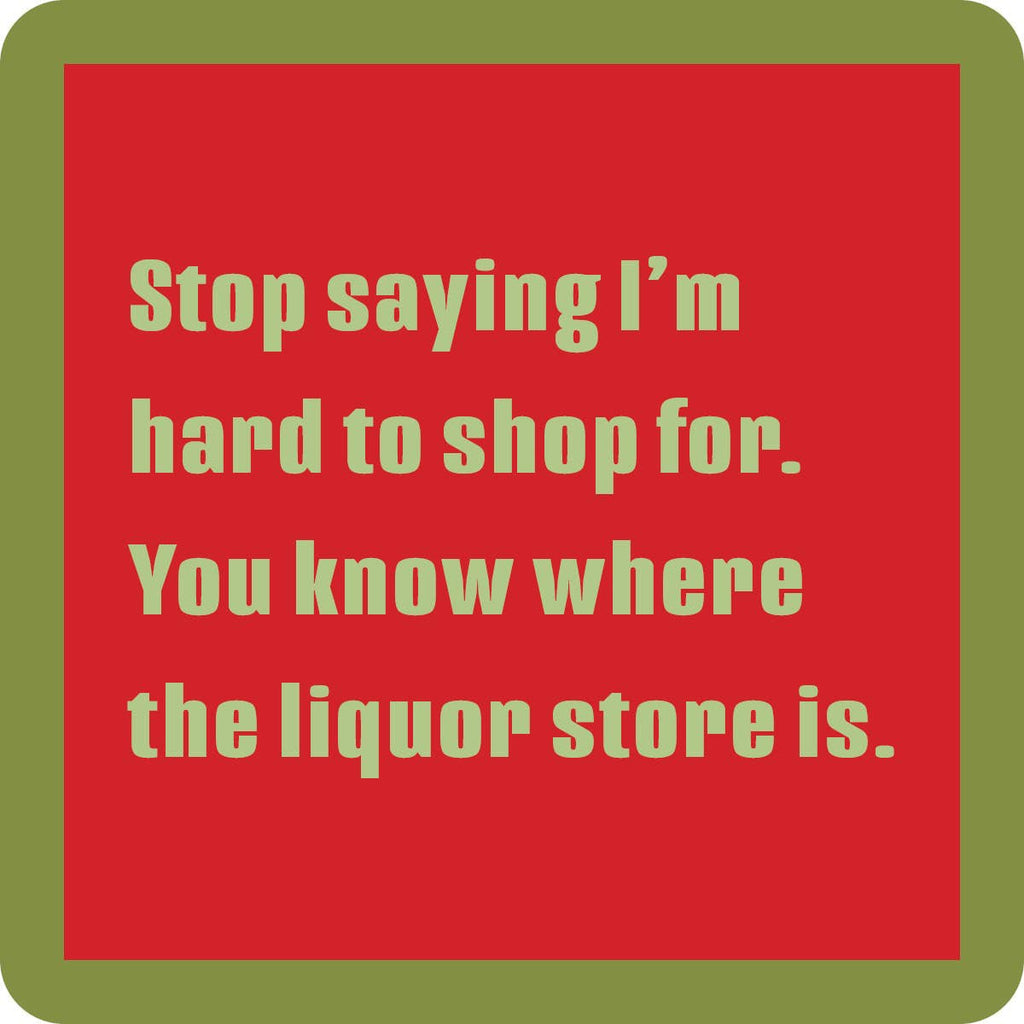 Drinks on Me coasters - Hard to Shop