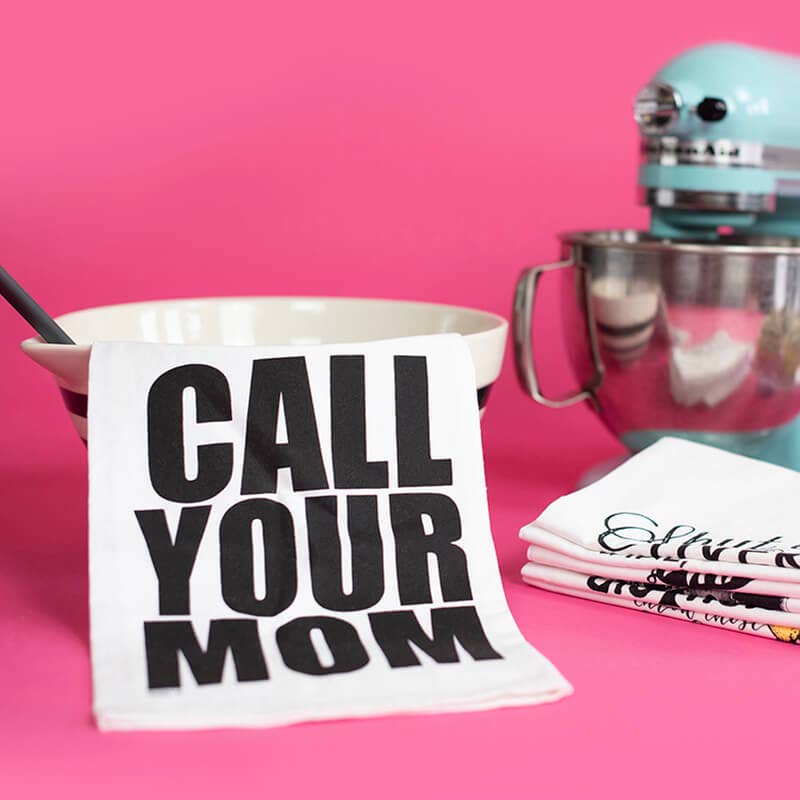 Twisted Wares - Call Your Mom | Funny Kitchen Towels