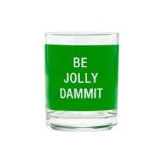 About Face Designs - Be Jolly Rocks Glass