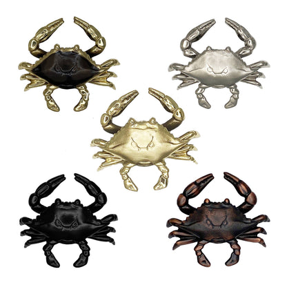 Michael Healy Designs - Crab Door Knocker: 4.5H x 5.25W / Nickel Silver