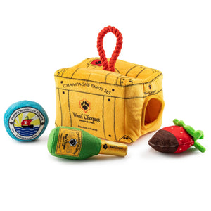 Haute Diggity Dog - Woof Clicquot -  Pawty Set Burrow Dog Toy