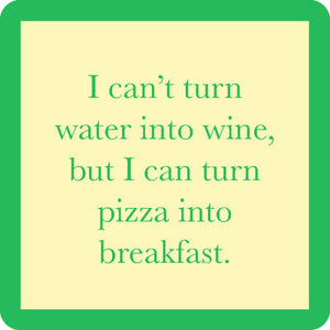 Drinks on Me coasters - Water Into Wine