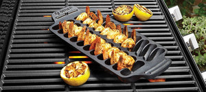 Fox Run Brands - Outset Shrimp Grill Pan, CastIron