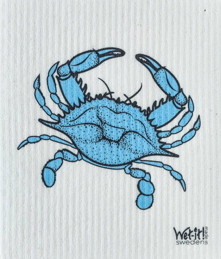 Wet-it! - Blue Crab Swedish Cloth