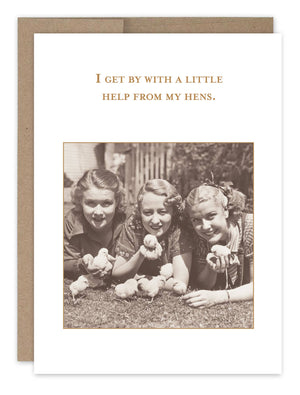 Shannon Martin Design - Help From My Hens Card