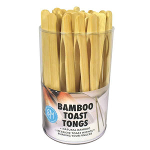 R&M International - Bamboo Toast Tongs